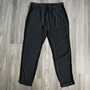 G STAR RAW JOGGER PANTS BLACK SATIN CASUAL LOUNGE WOMENS 27